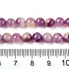 Dyed Natural White Jade Beads Strands G-T138-6mm-210-7-5