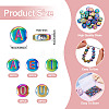 100Pcs 5 Styles Electroplated Glass Bead GLAA-TA0002-95C-4