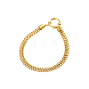 304 Stainless Steel Wheat Chain Bracelets STAS-OY012-92G-1