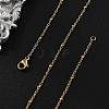 304 Stainless Steel Satellite Chain Necklaces NJEW-L173-012-G-3