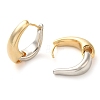 Rack Plating Brass Hoop Earring EJEW-C079-14-2