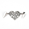 Vintage Alloy Sweater Clips JEWB-WH0009-89AS-1