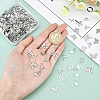 DICOSMETIC 300Pcs 6 Style 201 Stainless Steel Charms STAS-DC0002-12-4