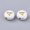 Plating Acrylic Beads X-PACR-R242-01A-2