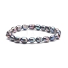 Natural Pearl Beaded Stretch Bracelet for Women BJEW-JB08868-2