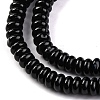 Natural Black Agate(Dyed & Heated) Beads Strands G-G177-F01-03-4