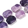 Natural Lepidolite Beads Strands G-B125-P25-01-1