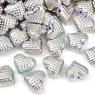 UV Plating Opaque CCB Plastic Beads MACR-L007-24-1