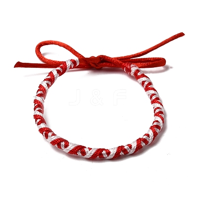 Adjustable Polyester Cord Braided Friendship Bracelets FB-CBA27E8-02D-1