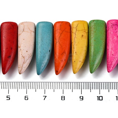 Synthetic Turquoise Beads Strands G-C147-22B-1