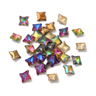 Glass Rhinestone Cabochons RGLA-G023-08A-1
