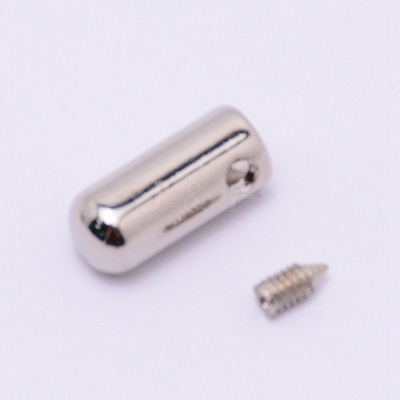 Zinc Alloy End Caps PALLOY-WH0072-45P-1