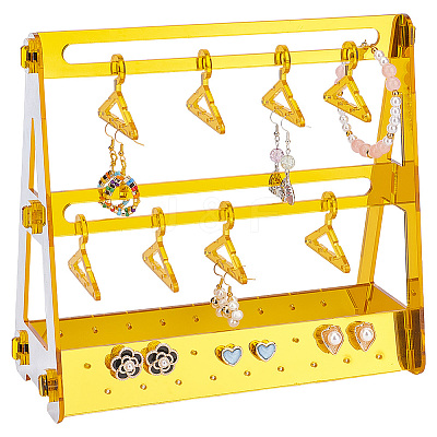 1 Set Opaque Acrylic Earring Display Stands EDIS-PH0001-23-1