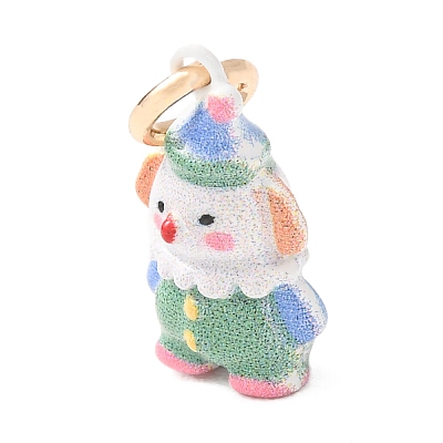 Brass Enamel Pendants KK-CBA05A5-01G-04-1