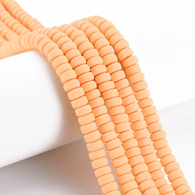 Handmade Polymer Clay Beads Strands CLAY-N008-130-1