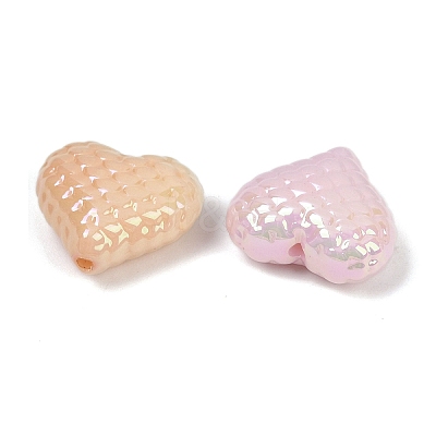 UV Plating Opaque Acrylic Beads MACR-L007-03D-1