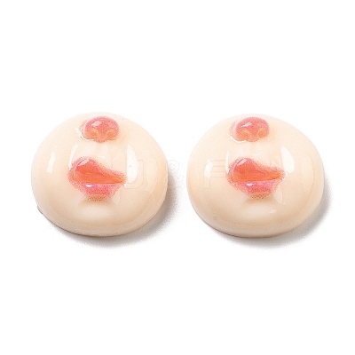 Opaque Resin Decoden Cabochons CRES-Z009-01B-1