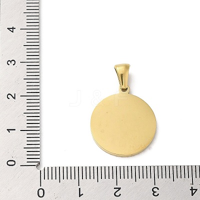 Ion Plating(IP) 304 Stainless Steel Pendants STAS-I204-Q-G-1