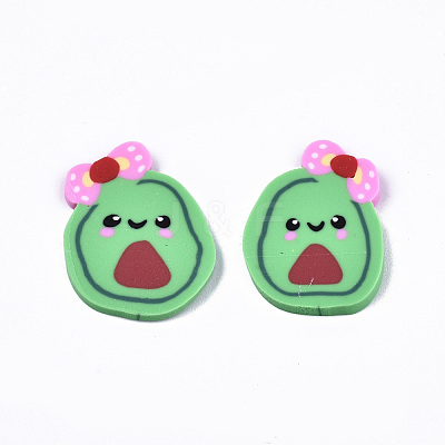 Handmade Polymer Clay Cabochons X-CLAY-T016-17-1
