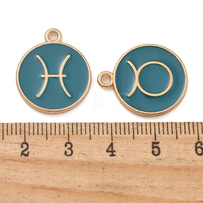 Alloy Enamel Pendants ENAM-XCP0001-45B-03-1