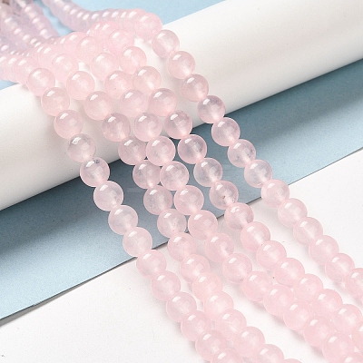 Natural & Dyed Malaysia Jade Bead Strands G-A146-6mm-A16-1