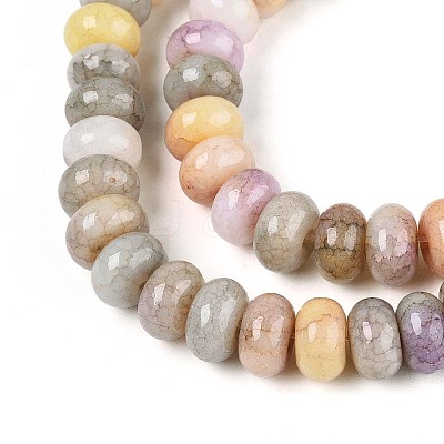 Glass Beads Strands GLAA-N059-5x8mm-36-1