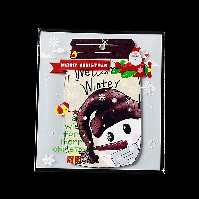 Christmas Theme Plastic Bakeware Bag OPP-Q004-05C-1