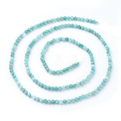 Natural Amazonite Beads Strands G-F619-26-2mm-1