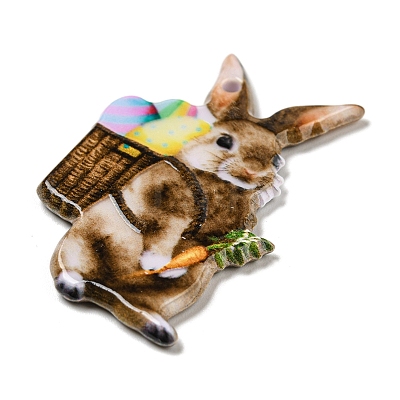 Easter Opaque Acrylic Sided Pendants MACR-D027-06D-1