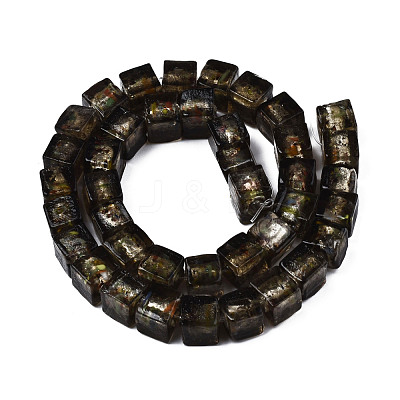 Handmade Silver Foil Lampwork Beads FOIL-N004-01A-11-1