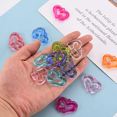Transparent Acrylic Beads TACR-S154-57B-1