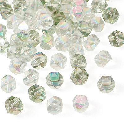 60Pcs 2 Colors Electroplate Glass Beads EGLA-TADJ0001-19D-1