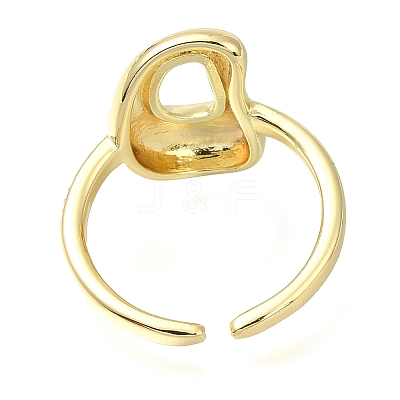 Rack Plating Brass Open Cuff Rings RJEW-S394-01G-D-1