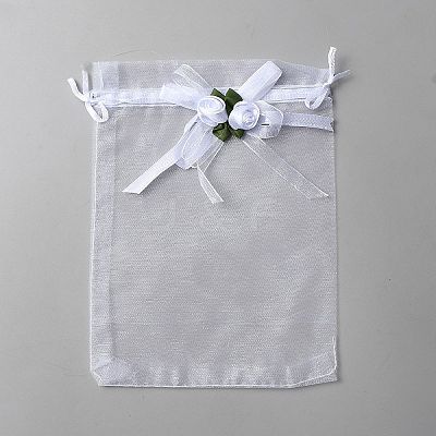 3D Flower Organza Drawstring Bags OP-WH2002-01C-01-1