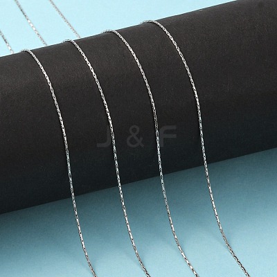 Tarnish Resistant 304 Stainless Steel Boston Link Chains CHS-K008-07A-1
