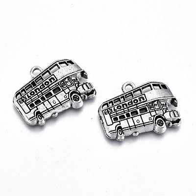 Tibetan Style Alloy Pendants TIBE-S323-030AS-RS-1