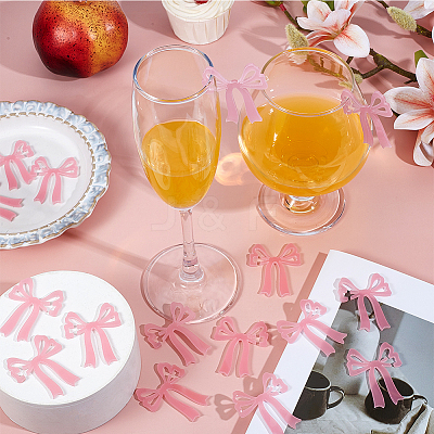 50Pcs Acrylic Wine Glass Charms OACR-OC0001-26A-1