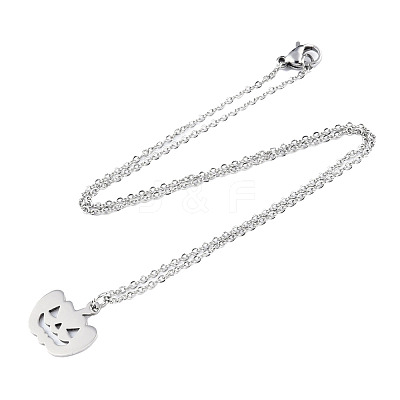 Non-Tarnish Halloween Theme NJEW-S105-JN594-40-1-1