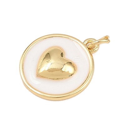 Brass Enamel Pendants X-KK-L251-02G-A04-1