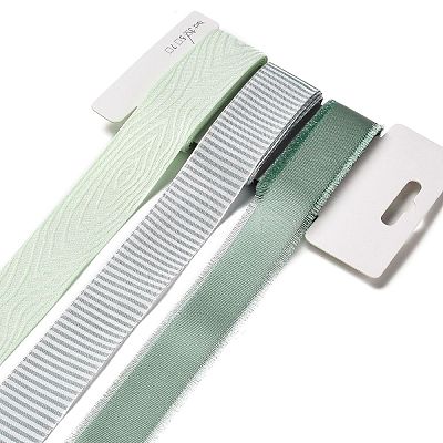 9 Yards 3 Styles Polyester Ribbon SRIB-A014-C10-1