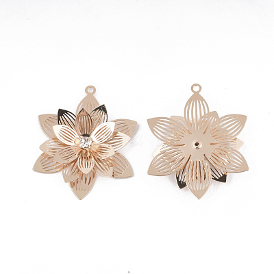 Brass Pendants KK-S353-011LG-1