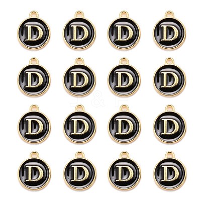 Golden Plated Alloy Charms ENAM-S118-02D-1