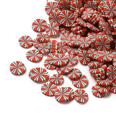 Christmas Theme Handmade Polymer Clay Cabochons CLAY-P002-02A-1