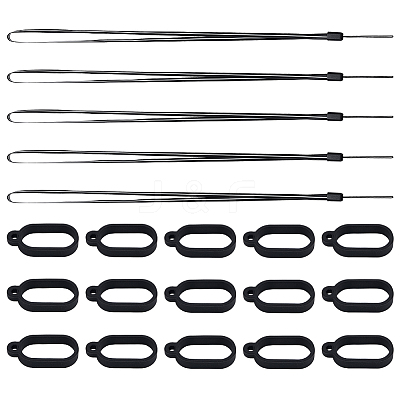 DIY Anti-lost Electronic Stylus & Lighter Pendant Necklace Making Kit AJEW-GF0007-87-1