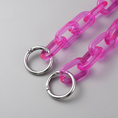 Acrylic Cable Chain Bag Handles FIND-WH0111-325B-1