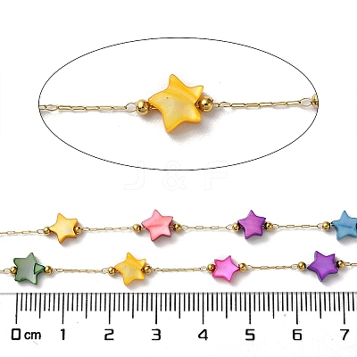Ion Plating(IP) Real 18K Gold Plated 316 Stainless Steel Paperclip Chains AJEW-Z026-02E-1