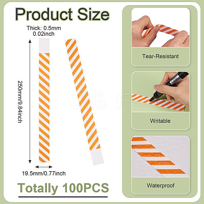 Paper Disposable Wristbands BJEW-TAC0075-002A-1