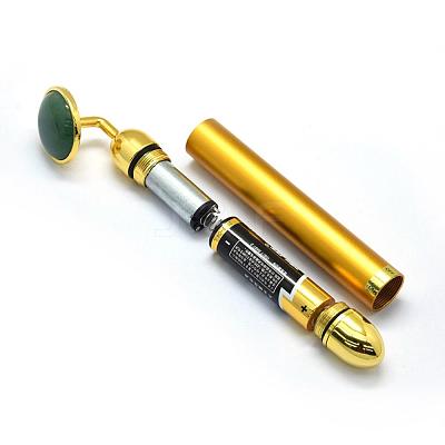 Natural Green Aventurine Electric Massage Sticks G-E515-13M-1