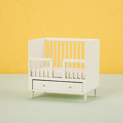 MDF Board Guardrail Bed Miniature Ornaments PW-WGD50C4-01-1