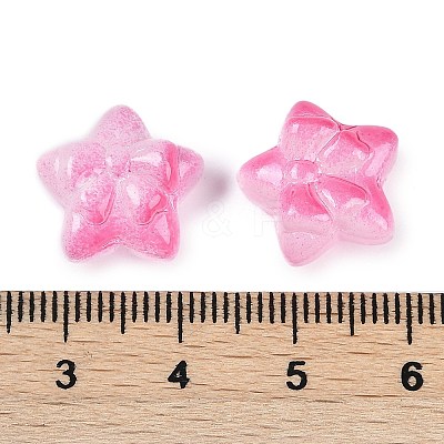 Transparent Spray Paint Glass Beads X1-GLAA-H035-02C-1